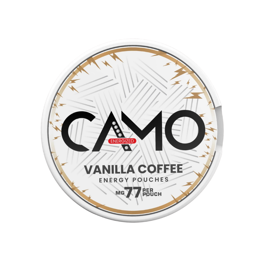 CAMO Caffeine Pouch – Vanilla Coffee Flavor, 77mg