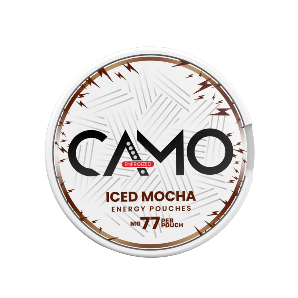 CAMO Caffeine Pouch – Iced Mocha Flavor, 77mg